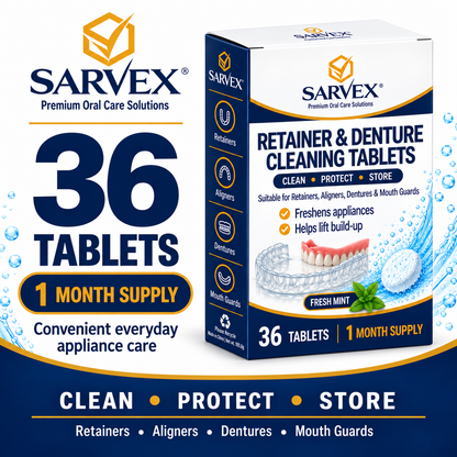 36 Sarvex cleaning tablets – one month of daily cleaning