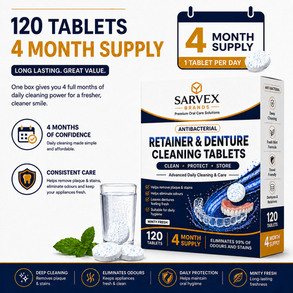 120 Retainer & Denture Cleaning Tablets