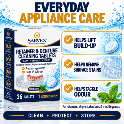 Sarvex cleaning tablets for everyday appliance care