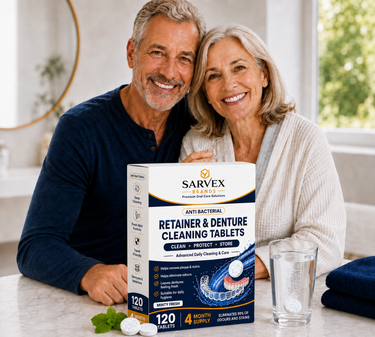 120 Retainer & Denture Cleaning Tablets