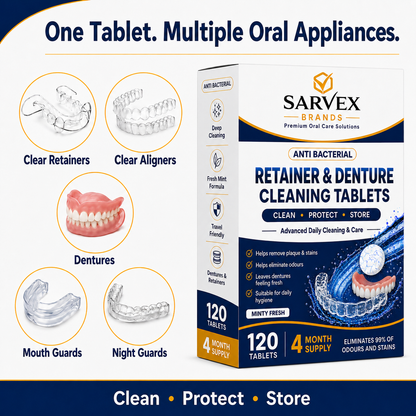 120 Retainer & Denture Cleaning Tablets