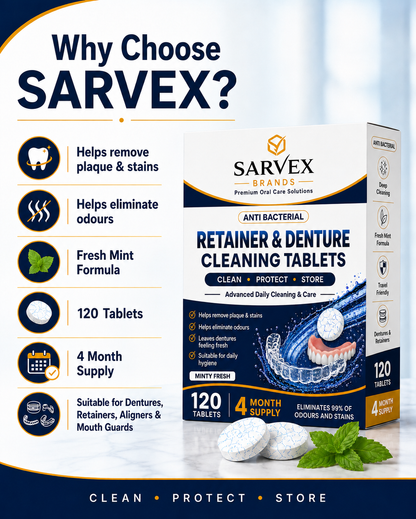 120 Retainer & Denture Cleaning Tablets